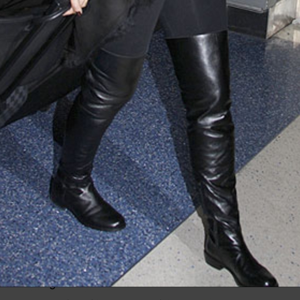 Stuart Weitzman Black OTK Boots 38